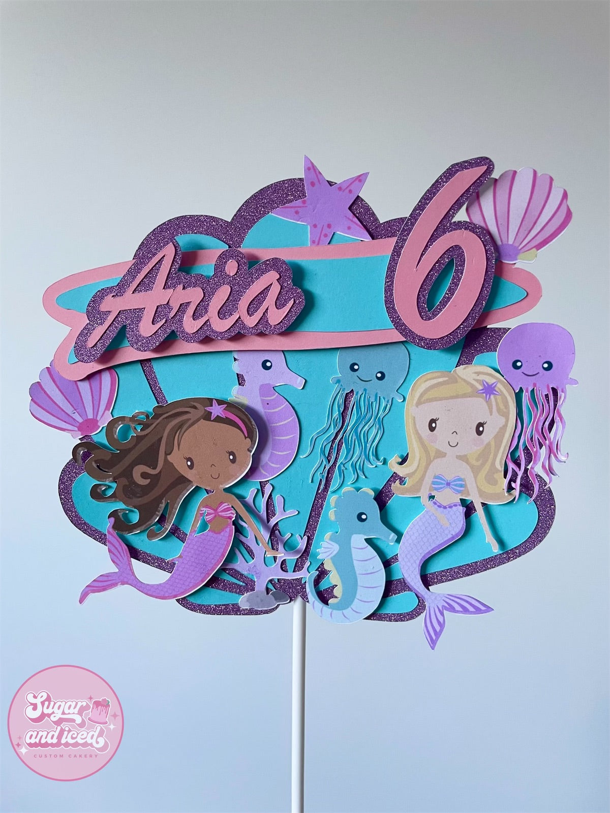 Mermaid Cake Topper