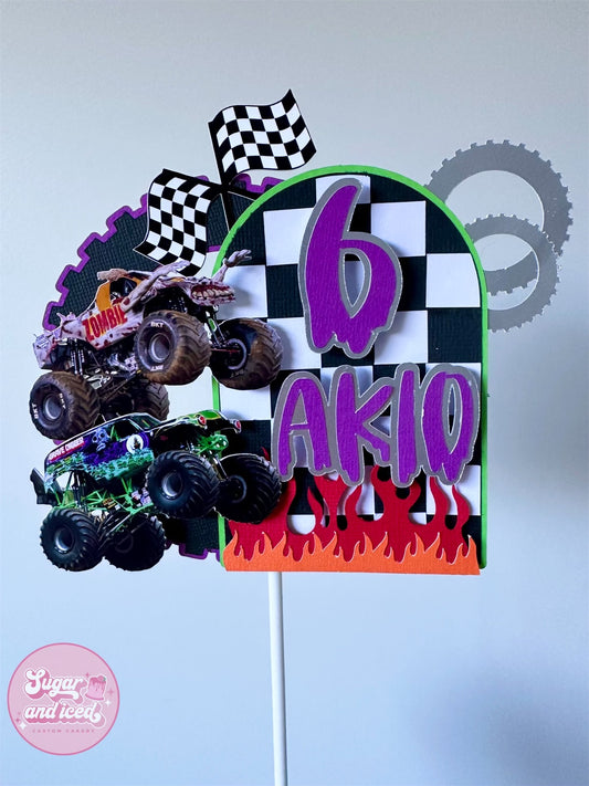 Monster Truck Cake Topper