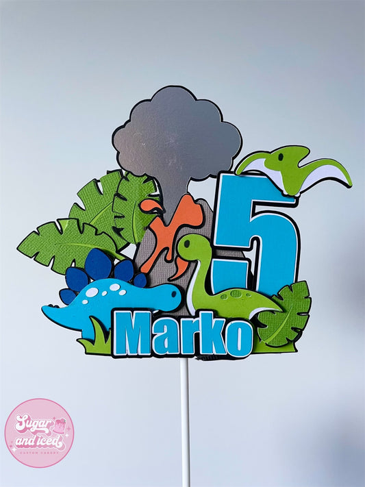 Dinosaur Cake Topper