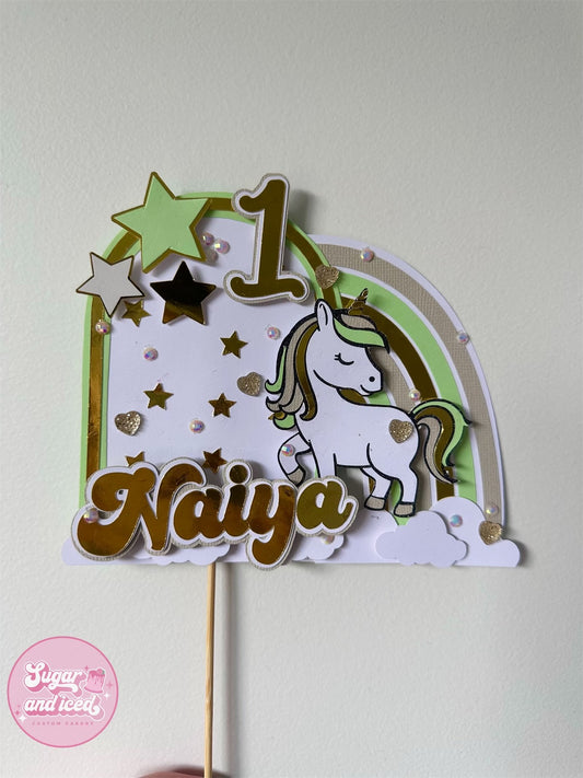 Unicorn Cake Topper