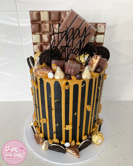 Black Chocolate Overload Cake