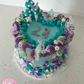 Fairy Garden Heart Cake