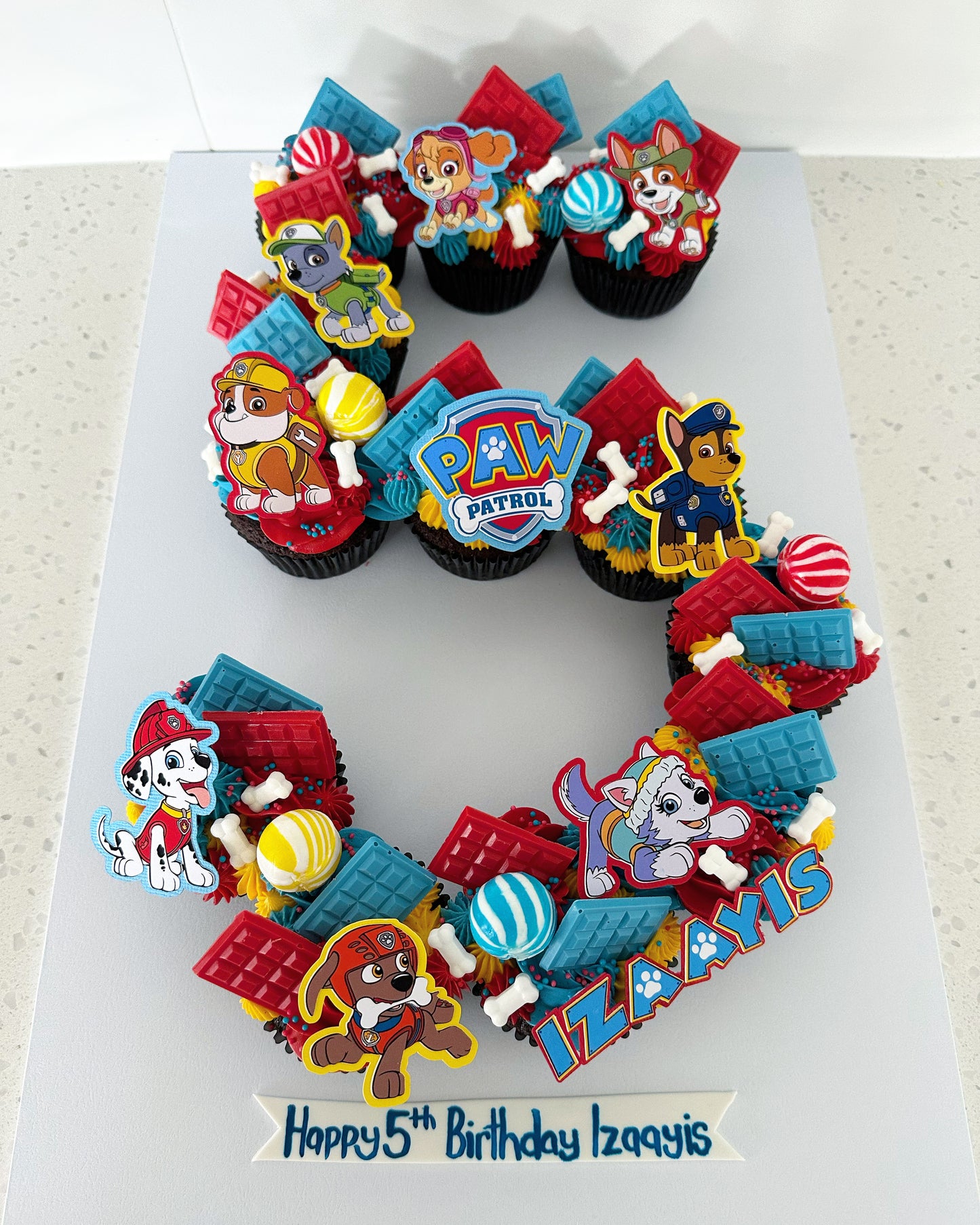 Custom Cupcake Letter/Number Pullapart