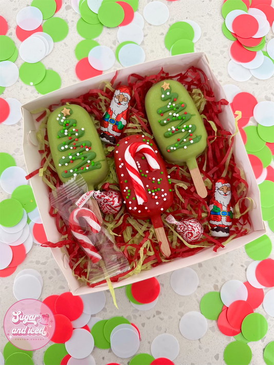 Christmas Cakesicles