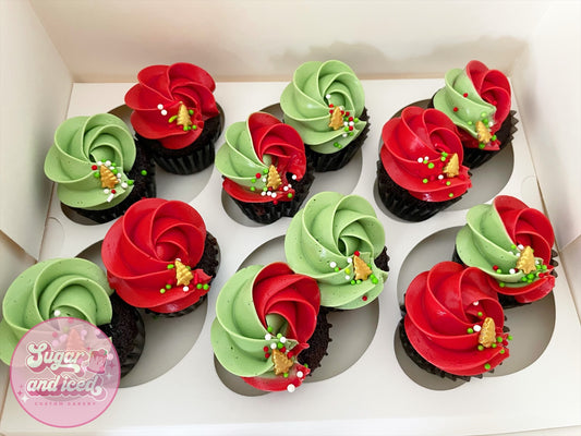 Christmas Mini Cupcakes