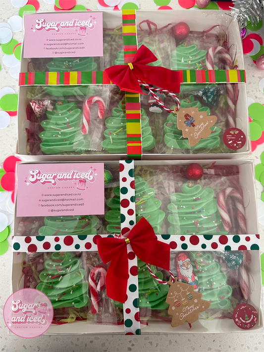 Christmas Tree Meringue Gift Box