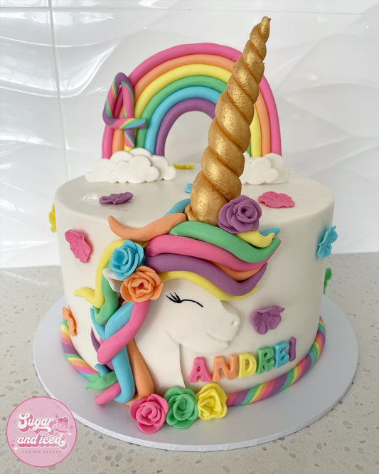 Fondant Unicorn Cake