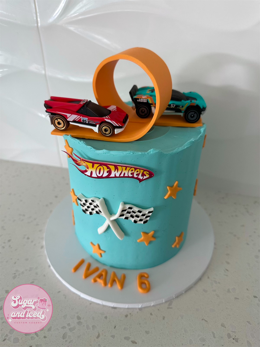 Hot Wheels Cake