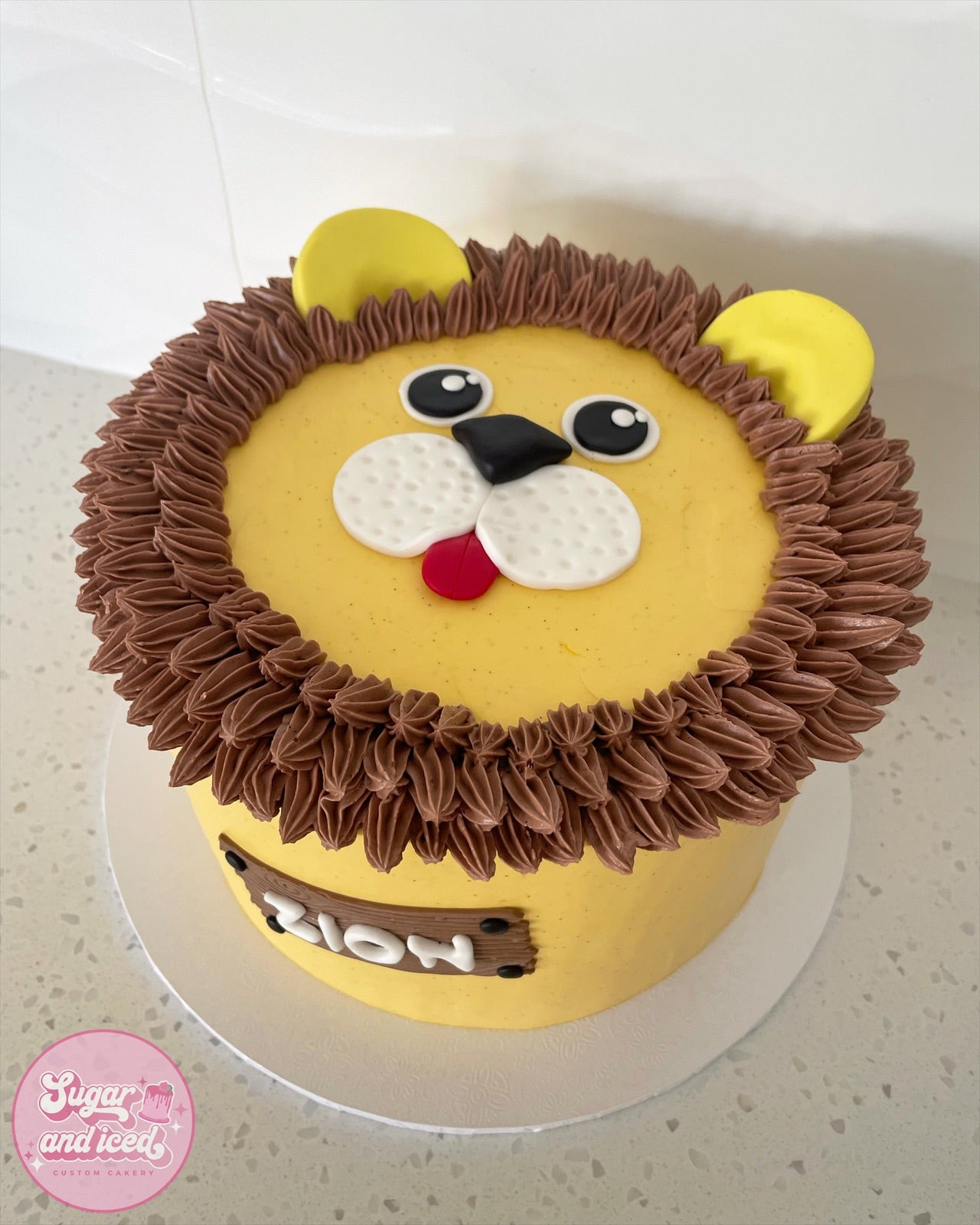 Animal Face Cake