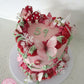 Fairy Garden Heart Cake