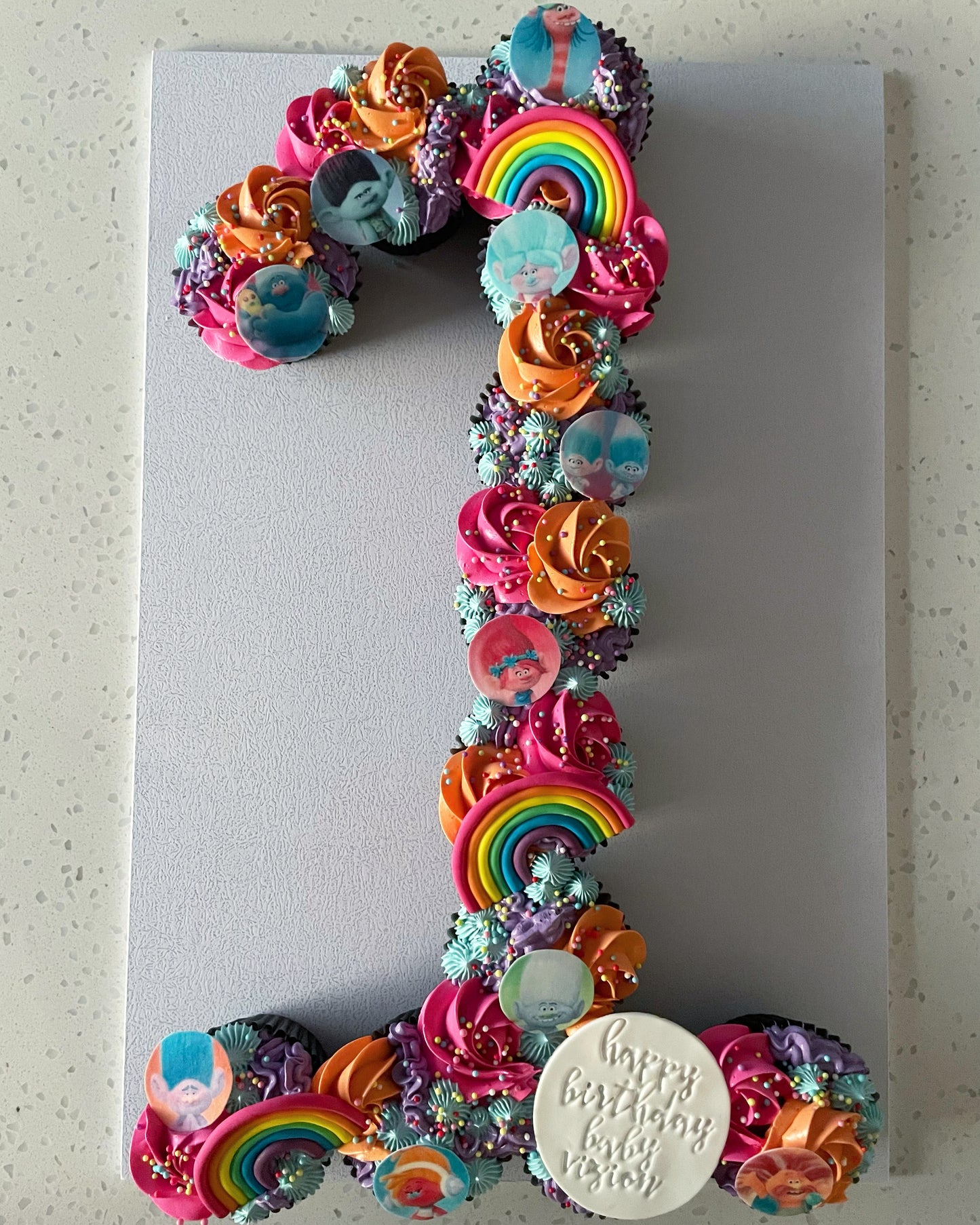 Custom Cupcake Letter/Number Pullapart